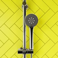 Душевая система Dorff Norma D0710000 Хром — фото 3, Душевые стойки