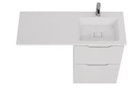 Товар: Тумба Bona, 60 см, напольная, 2 ящика, белый глянец арт-99.0451 - фото 10 Тумба Bona, 60 см, напольная, 2 ящика, белый глянец арт-99.0451 — фото 10, Тумбы под раковину