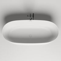 Ванна из искусственного камня Salini Sofia 165х75 102511G Белая глянцевая — фото 2, Ванны из искусственного камня