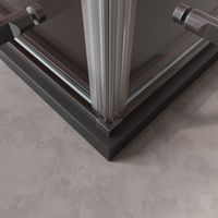 Душевой уголок Cezares LINER-A-2-90-C-GM — фото 4, Квадратные душевые уголки