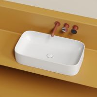 Раковина-чаша Ceramicanova Element 71 CN6054 Белая глянцевая — фото 16, Раковины накладные