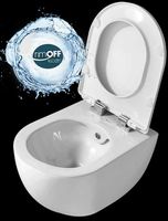 Товар: Унитаз биде Creavit Free FE322-00MB00E-0000 подвесной Белый матовый без сиденья - фото 2 Унитаз биде Creavit Free FE322-00MB00E-0000 подвесной Белый матовый без сиденья — фото 2, Подвесные унитазы