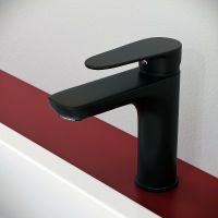 Смеситель для раковины Aringa Рейн AR02009BL Черный — фото 3, Смесители для раковины