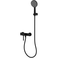 Смеситель для душа AQUAme Asti AQM6413MB Черный матовый — фото 1, Для душа и ванны