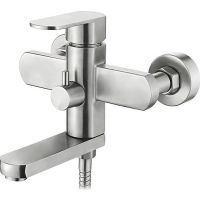 Смеситель для ванны Accoona H205 A63205 Нержавеющая сталь — фото 1, Смеситель для ванны