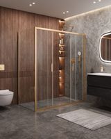 Душевой уголок CEZARES MOLVENO-AH-2/1-170/90-C-BORO-IV — фото 2, Прямоугольные душевые уголки