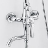 Товар: Душевая система Veragio Grazia VR.GRZ-9955.CR Хром - фото 2 Душевая система Veragio Grazia VR.GRZ-9955.CR Хром — фото 2, Душевые стойки