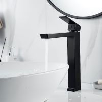 Смеситель для раковины Rose R18H R1811H-1 Черный матовый — фото 10, Смесители для раковины