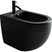 Биде Ceramicanova Metropol CN4005MB Черное матовое — фото 1, Биде напольные
