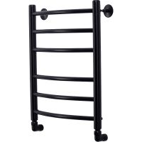 Водяной полотенцесушитель Comfysan Noumi W-6 60x50 013745 Черный матовый — фото 1, Водяные полотенцесушители