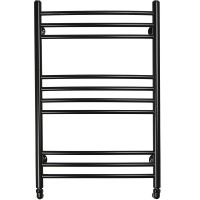 Водяной полотенцесушитель Domoterm Калипсо П10 500x800 Черный матовый — фото 1, Водяные полотенцесушители