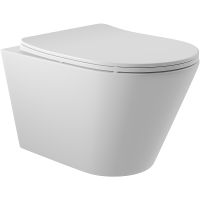 Товар: Унитаз Aqueduto Cone CON0120 подвесной Белый матовый с сиденьем Микролифт - фото 1 Унитаз Aqueduto Cone CON0120 подвесной Белый матовый с сиденьем Микролифт — фото 1, Унитазы