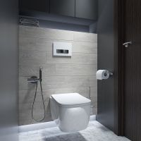 Клавиша смыва Iddis Uniglass Белая Хром арт-UNG02WCi77 — фото 3, Кнопки смыва