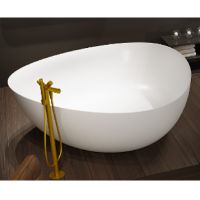 Ванна из искусственного камня Riho Ovideo 160х160 B125001105 (BS5000500000000) без гидромассажа — фото 3, Ванны из искусственного камня