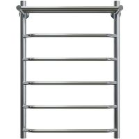 Водяной полотенцесушитель Aringa Римини 80x50 AR03024CH с полкой Хром — фото 5, Водяные полотенцесушители