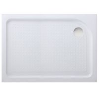 Акриловый поддон для душа BelBagno Tray R 100x80x15 TRAY-BB-AH-100/80-15-W-R Белый R с антискользящи — фото 1, Акриловые душевые поддоны