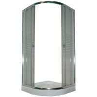 Товар: Душевой уголок Parly 90x90 Z9111 профиль Хром стекло прозрачное с рисунком - фото 7 Душевой уголок Parly 90x90 Z9111 профиль Хром стекло прозрачное с рисунком — фото 7, Душевые уголки четверть круга