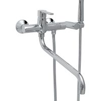 Товар: Смеситель для ванны Haiba HB22652 универсальный Хром - фото 2 Смеситель для ванны Haiba HB22652 универсальный Хром — фото 2, Смеситель для ванны