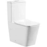 Унитаз компакт Iberica Blanca Toledo IB.TLD.121.1B1 с бачком и сиденьем Микролифт — фото 1, Напольные унитазы