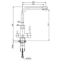 Смеситель для кухни Lemark Expert LM5060S Нержавеющая сталь — фото 2, Смесители для кухни
