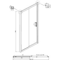 Товар: Шторка на ванну Ambassador Bath Screens 150х140 16041104 профиль Хром стекло CrystalPure - фото 2 Шторка на ванну Ambassador Bath Screens 150х140 16041104 профиль Хром стекло CrystalPure — фото 2, Шторки для ванной раздвижные