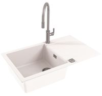 Товар: Мойка для кухни ALVEUS GRANITAL CADIT 40 ARCTIC - G11 860 X 500 1X в комплекте с сифоном 1132823, - фото 2 Мойка для кухни ALVEUS GRANITAL CADIT 40 ARCTIC - G11 860 X 500 1X в комплекте с сифоном 1132823, — фото 2, Кухонные мойки