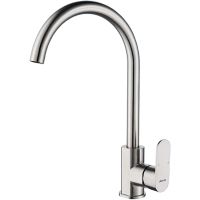 Смеситель для кухни Accoona H205 A45205 Нержавеющая сталь — фото 1, Смесители для кухни