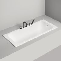 Ванна из искусственного камня Salini Orlanda Kit 180х80 102112G Белая глянцевая — фото 4, Ванны из искусственного камня