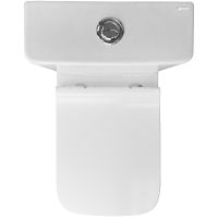 Унитаз компакт Azario Quadro AZ-2175 Белый с бачком и сиденьем Микролифт — фото 6, Напольные унитазы