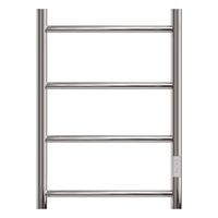 Полотенцесушитель электрический Point Афина PN04846 П4 400x600 диммер справа, хром — фото 1, Электрические полотенцесушители