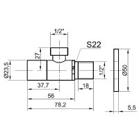 Шланговое подключение Bronze de Luxe 32626 Бронза — фото 2, Комплектующие для душевого оборудования