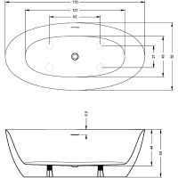 Товар: Акриловая ванна Riho Beta 170x82 B093001005 без гидромассажа - фото 3 Акриловая ванна Riho Beta 170x82 B093001005 без гидромассажа — фото 3, Ванны