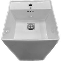 Товар: Раковина Laguraty 41 898B Белая - фото 2 Раковина Laguraty 41 898B Белая — фото 2, Раковины напольные