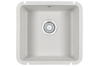 Granula-3801, АРКТИК (БЕЛЫЙ), кухонная мойка, кварц — фото 1, Кухонные мойки