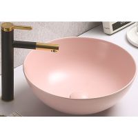 Раковина-чаша CeramaLux 41 104MP-3 Розовая — фото 2, Раковины накладные