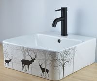 Смеситель для раковины Bronze de Luxe Scandi 1451B Черный матовый — фото 2, Смесители для раковины