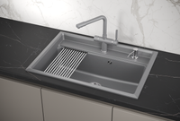 Товар: Granula-KS-7301, АЛЮМИНИУМ, кухонная мойка, кварц - фото 2 Granula-KS-7301, АЛЮМИНИУМ, кухонная мойка, кварц — фото 2, Кухонные мойки