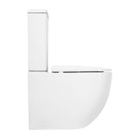 Унитаз-компакт безободковый CEZARES STYLUS CZR-152-CPR/CZR-GN-SC — фото 4, Напольные унитазы