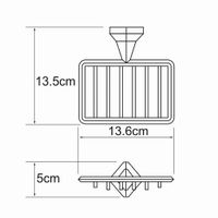 Aller K-1169 Мыльница решетка — фото 4, Комплектующие для туалета