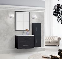 Зеркало CEZARES TIFFANY 45041 Nero Grafite — фото 2, Зеркала в ванную комнату