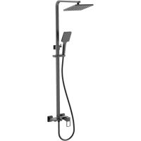 Душевая система Iddis Bild BILBL1Fi06 Черная матовая — фото 1, Душевые системы