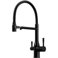 Смеситель для кухни Sancos Garda SC4009MB Черный матовый — фото 1, Смесители для кухни