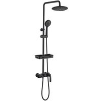 Душевая система Orans OLS-7558 7558000 Черная — фото 1, Душевые стойки