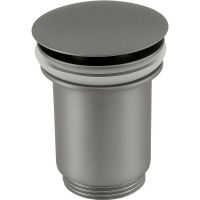 Донный клапан Remer 904CC114XV click-clack Сталь — фото 1, Раковины и столешницы. Выпуски для умывальников