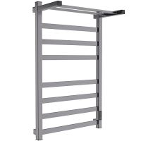 Электрический полотенцесушитель Melodia della vita Moderno Shelf Ferrum 50х80 П8 MTRMSF5080gt с полк — фото 1, Электрические полотенцесушители