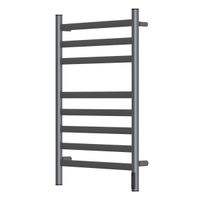 Полотенцесушитель электрический Point Селена PN16858GR П8 500x800, диммер справа, графит премиум — фото 3, Электрические полотенцесушители