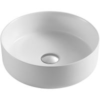 Раковина-чаша Azario 36 AZ-3134-MW Белая матовая — фото 1, Раковины накладные