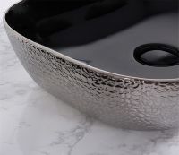 Раковина-чаша CeramaLux 50 D1302H020 Серебро Черная — фото 4, Раковины