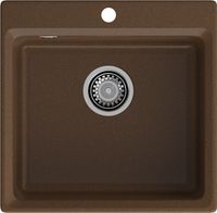 GRANFEST Мойка LEVEL 510 1-чаша 510*500мм терракот арт.GF- — фото 2, Кухонные мойки
