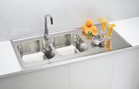 Мойка для кухни накладная CLASSIC PRO 100 SAT-90 1200X600 в комплекте с сифоном 1130555, — фото 3, Кухонные мойки